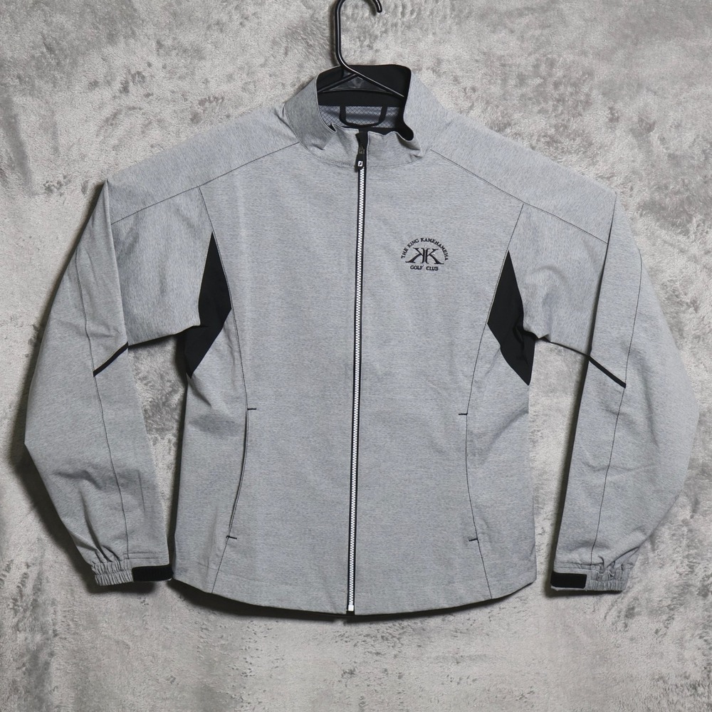 Footjoy Jacket Womens XS Gray DryJoys Hydrolite King Kamehameha Golf Club